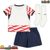 Camisa de Futebol Estados Unidos Equipamento Principal Infantil Mundo 2026 Manga Curta (+ Calças curtas)